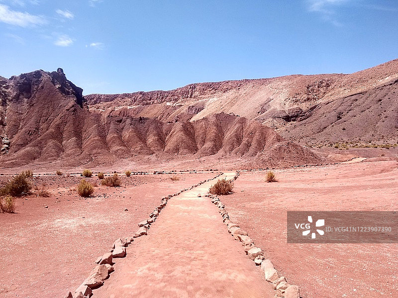 智利阿塔卡马沙漠 - 彩虹谷图片素材
