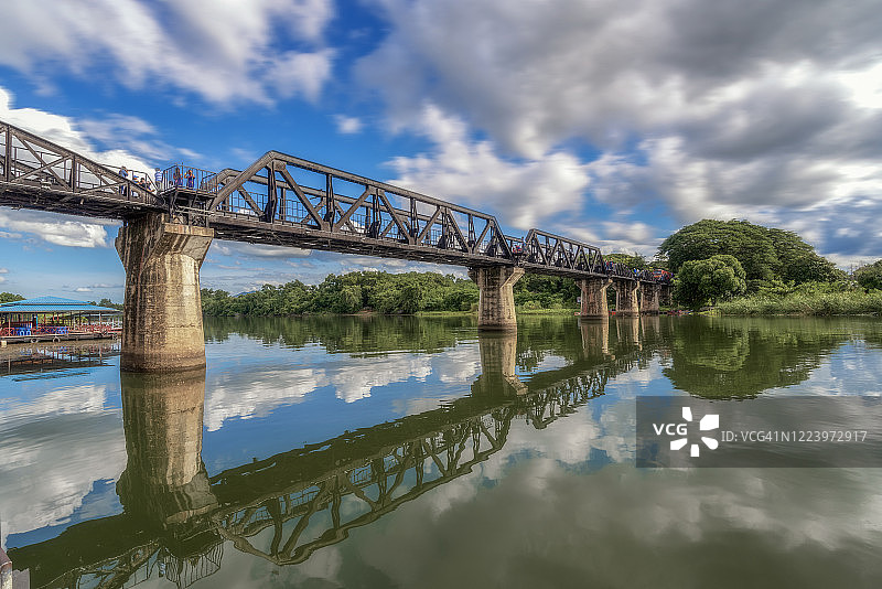 桂河上的死亡铁路图片素材