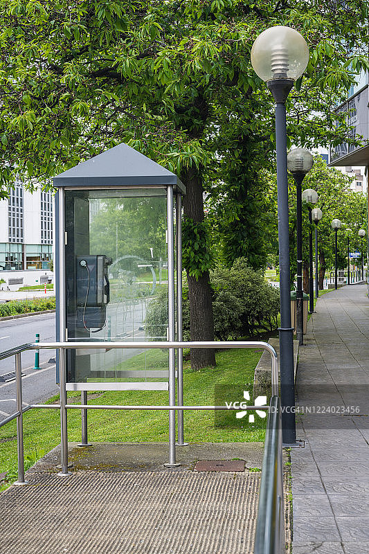 电话亭图片素材