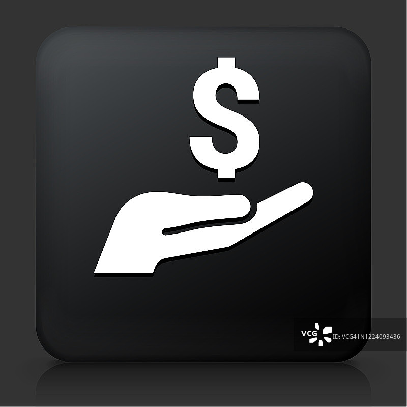 手持美元符号图标图片素材