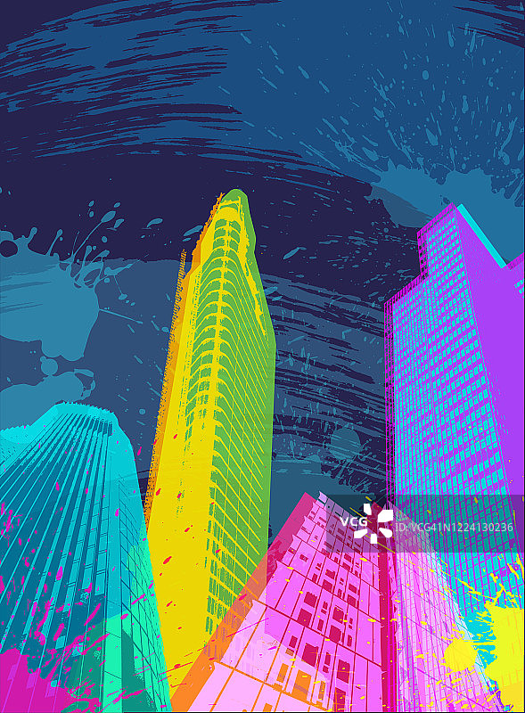 城市的天际线图片素材