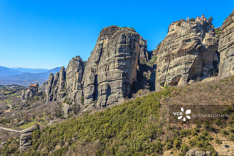 迈泰奥拉大梅泰奥隆神圣修道院图片素材