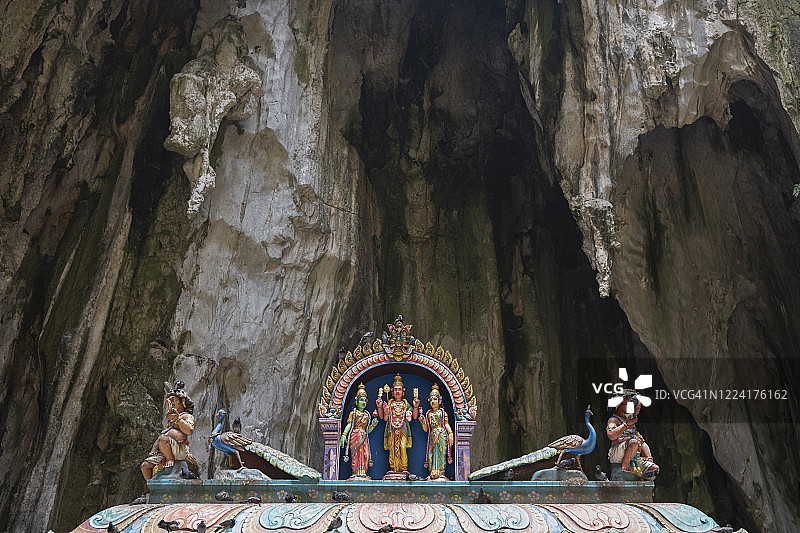 吉隆坡黑风洞的神龛图片素材