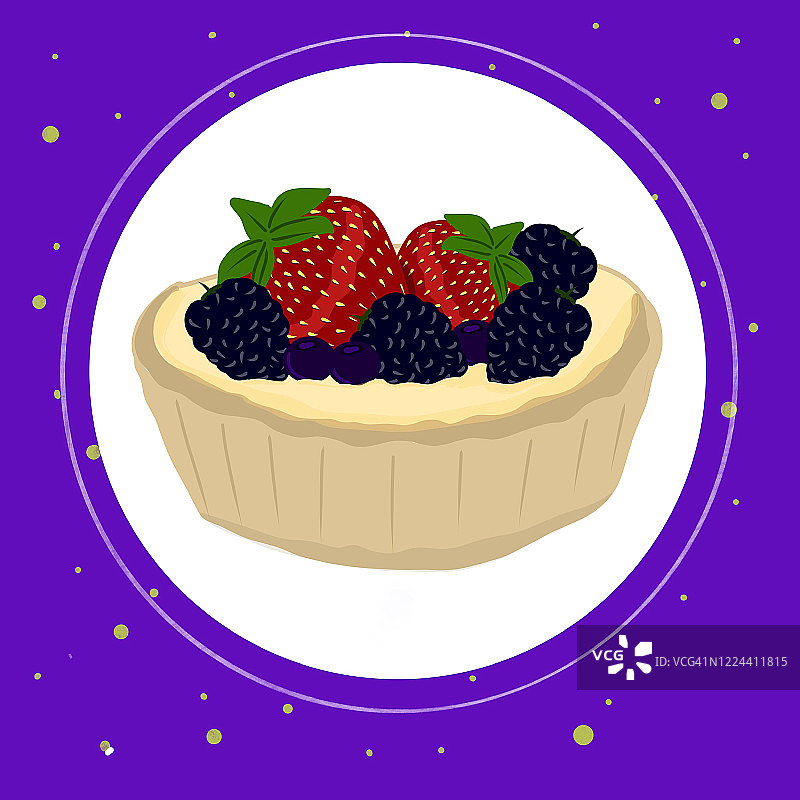 水果蛋糕图片素材