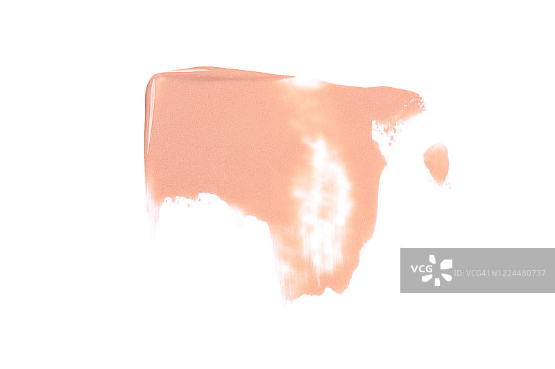 粉底液的涂抹图片素材