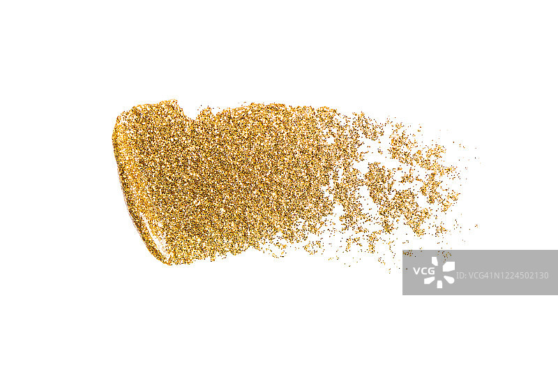 金色笔触化妆品图片素材