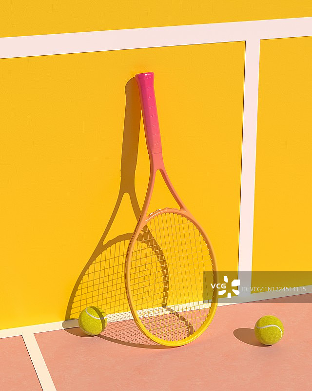 网球拍图片素材