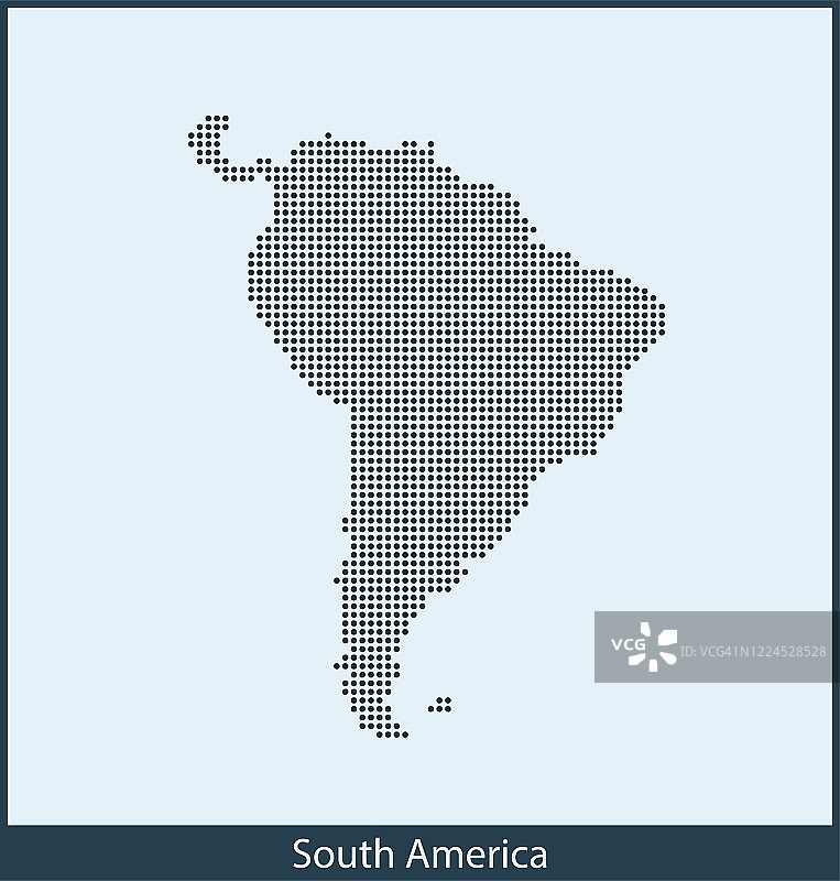 南美地图图片素材