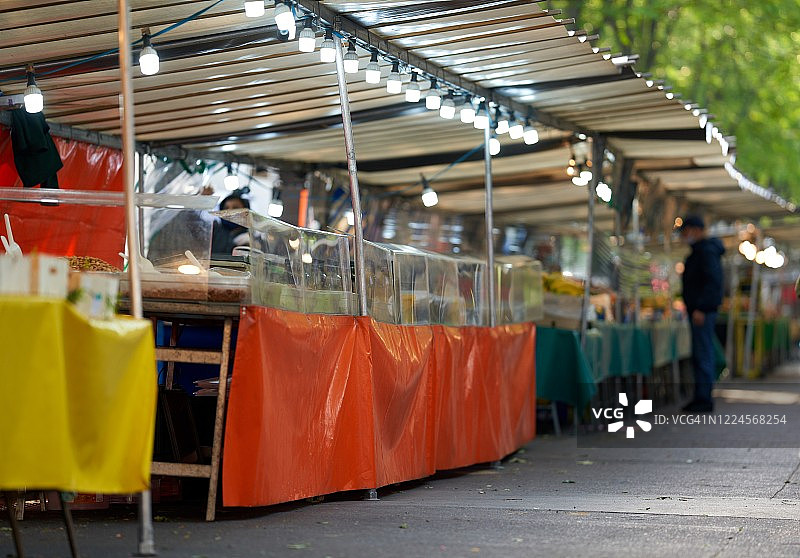 巴黎街头市场图片素材