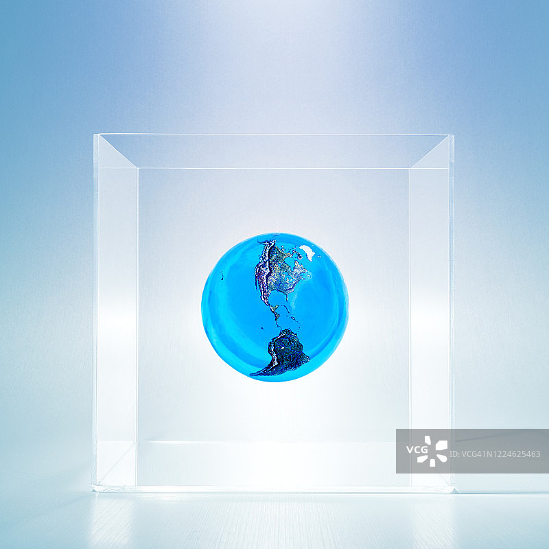 盒子里的地球图片素材