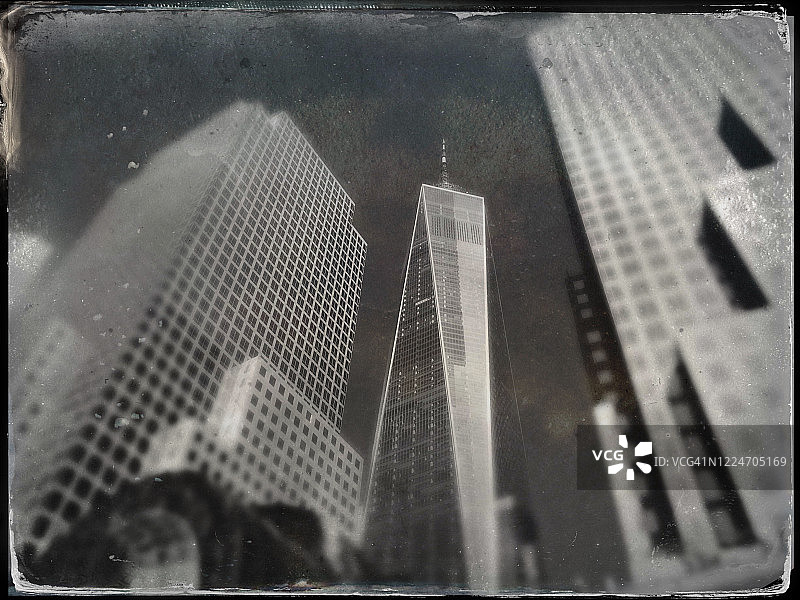 纽约布鲁克菲尔德广场金融区图片素材