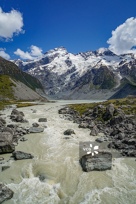 库克山国家公园风光，新西兰南岛图片素材