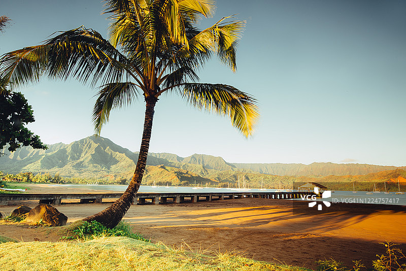 哈纳雷湾图片素材