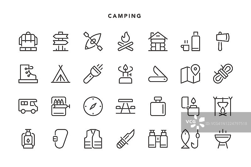 露营图标图片素材