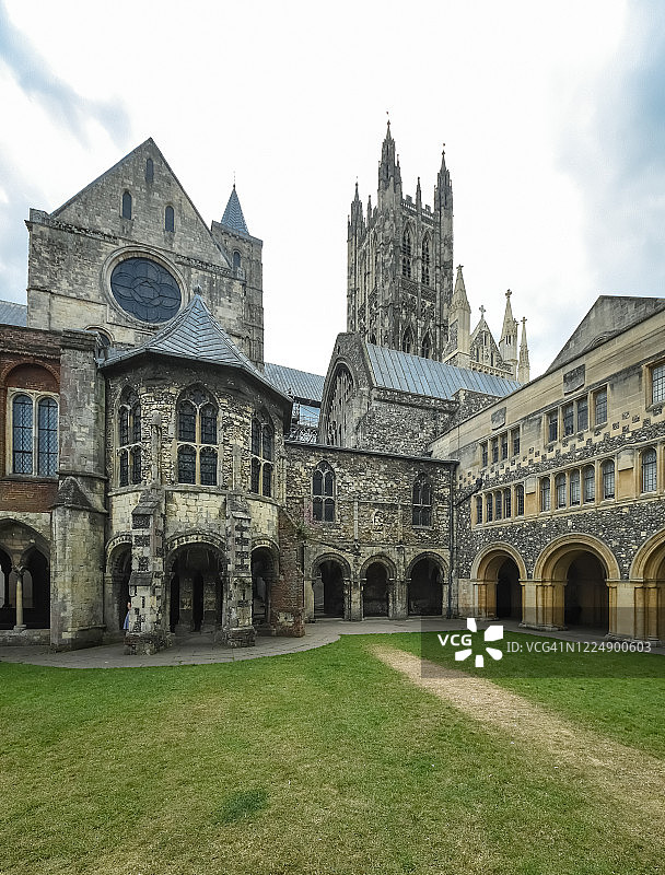 英国肯特郡坎特伯雷大教堂图片素材