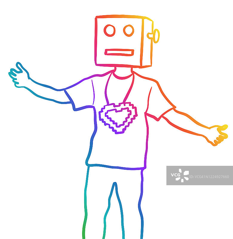 彩虹色数字图标图片素材