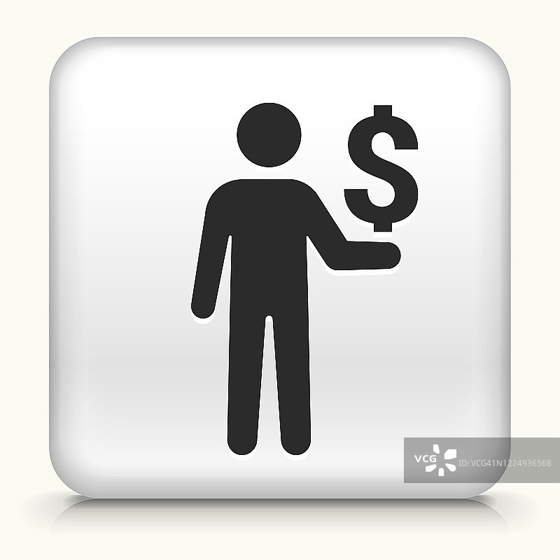 手持美元的男人和利润图标图片素材