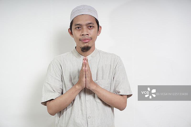 亚洲穆斯林青年男子肖像图片素材