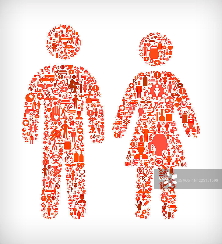 情侣流感冠状病毒图标图案图片素材