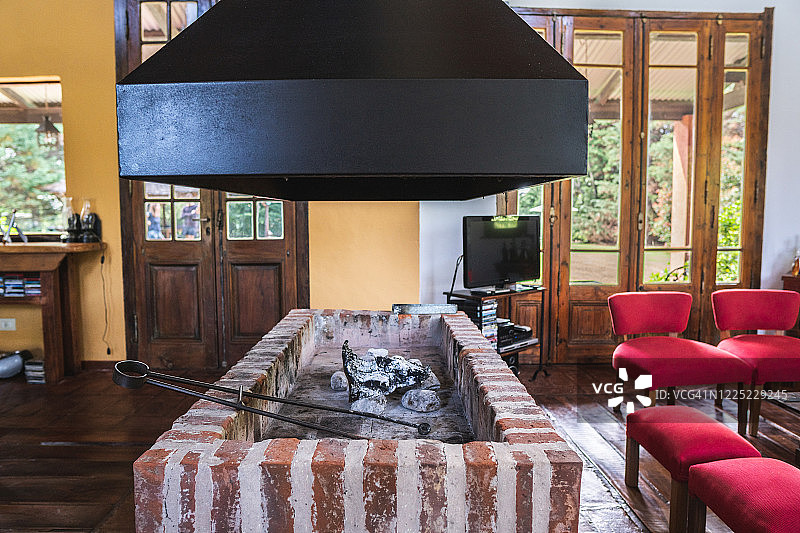中心壁炉图片素材