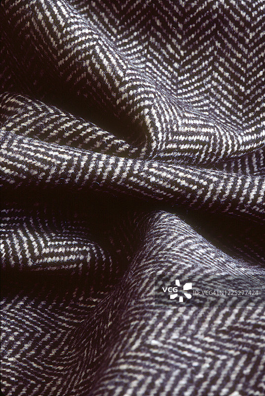 黑白花呢面料图片素材