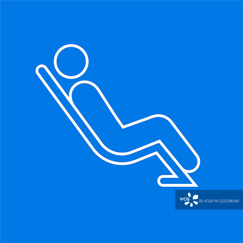 男人看电视图标图片素材