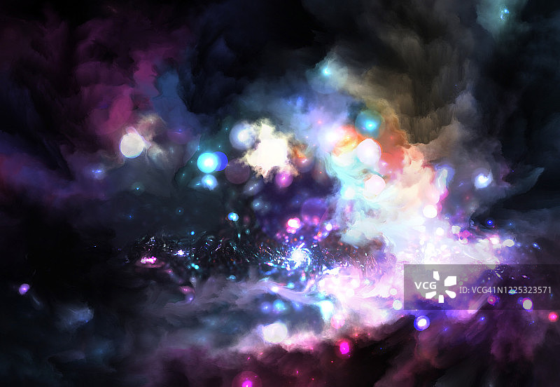 外太空的幻想图片素材