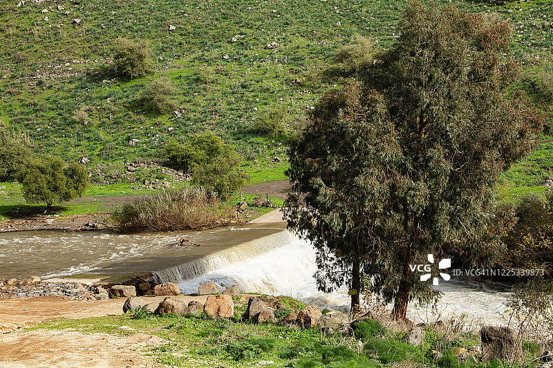 约旦河，以色列图片素材