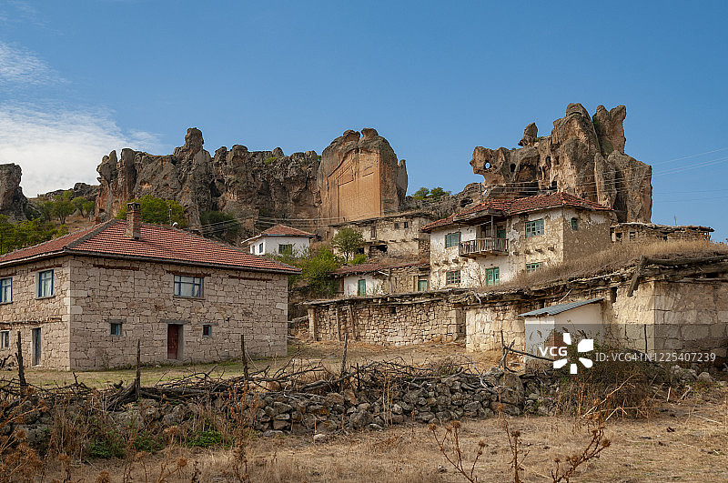 土耳其埃斯基谢希尔省的弗里吉亚山谷图片素材