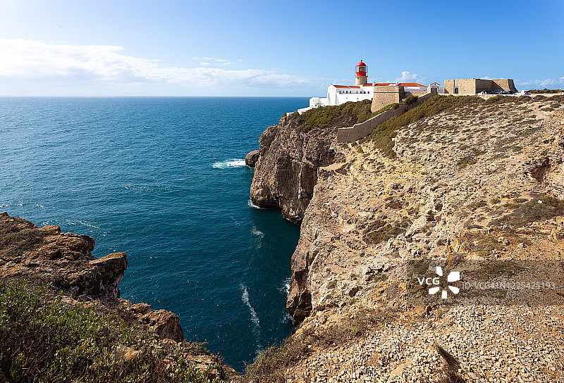 葡萄牙萨格里什圣维森特角灯塔图片素材