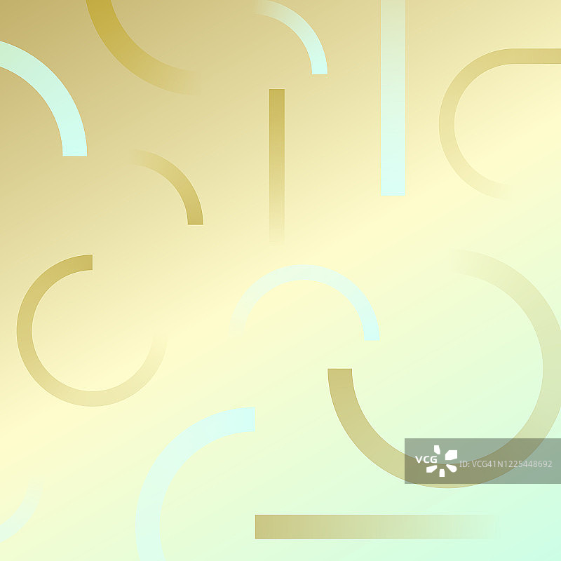 具有几何形状的抽象设计 - 时尚米色渐变图片素材