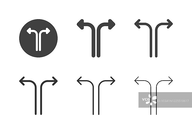 箭头方向图标8 - 多系列图片素材