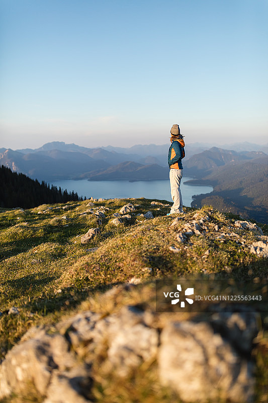 巴伐利亚阿尔卑斯山-赫尔佐格stand图片素材