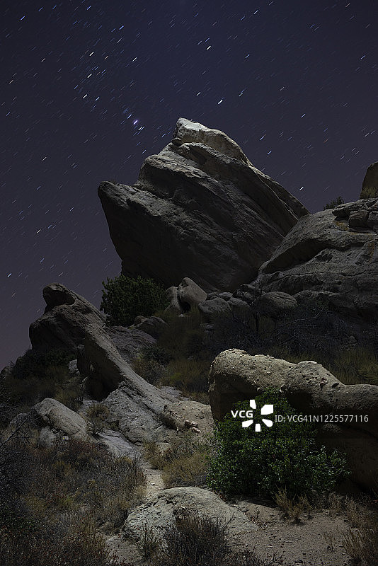 洛杉矶附近瓦斯奎兹岩的奇特地貌图片素材