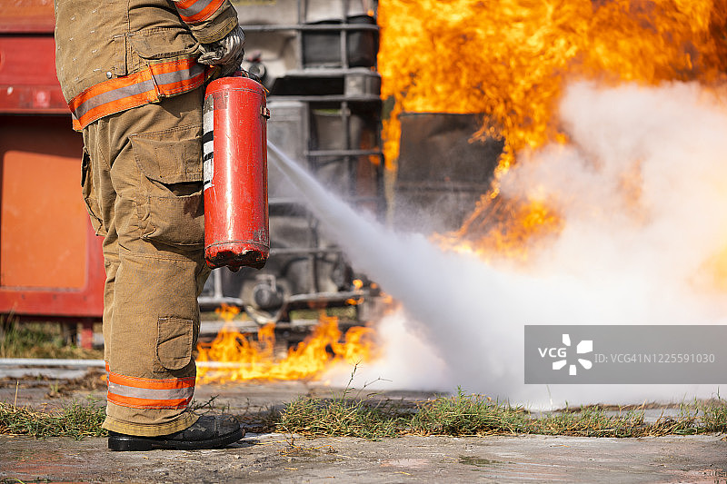 消防员训练图片素材