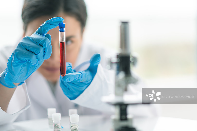 新冠病毒检测与研究图片素材