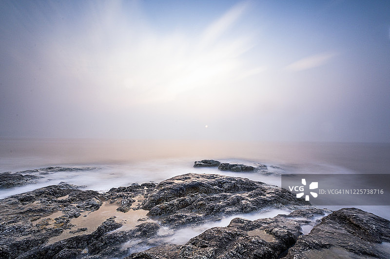 北戴河日出图片素材