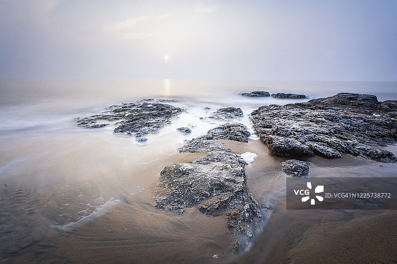 北戴河日出图片素材