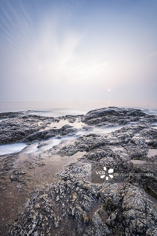 北戴河日出图片素材