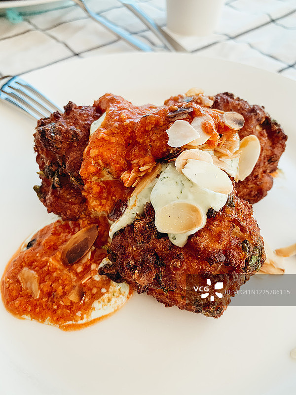 菜花蔬菜饼图片素材