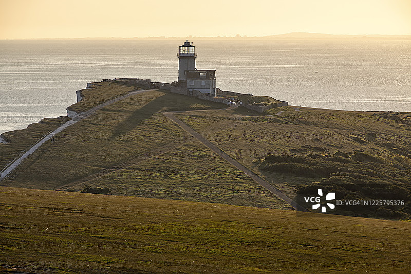 美丽的全景灯塔图片素材