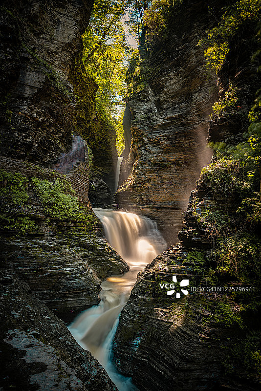 沃特金斯峡谷瀑布图片素材