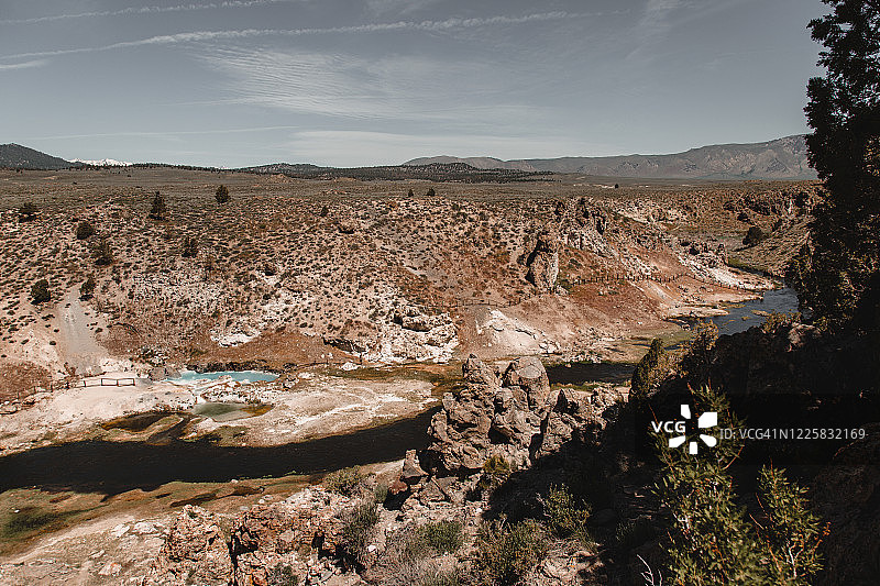 东部内华达山脉 - 温泉溪图片素材