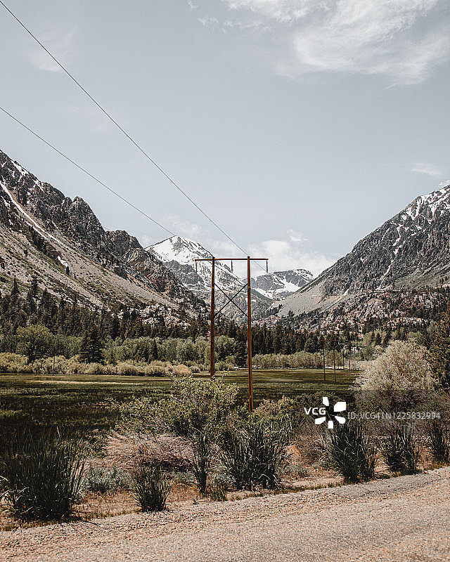 内华达山脉东部李维宁图片素材