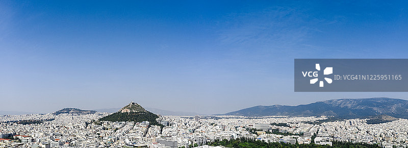 雅典全景图片素材