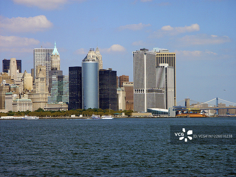 纽约南部金融区图片素材