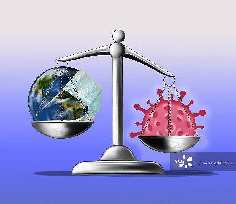 新冠疫情与金融图片素材