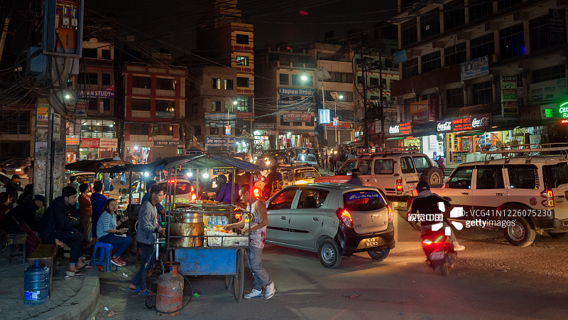 加德满都之夜图片素材