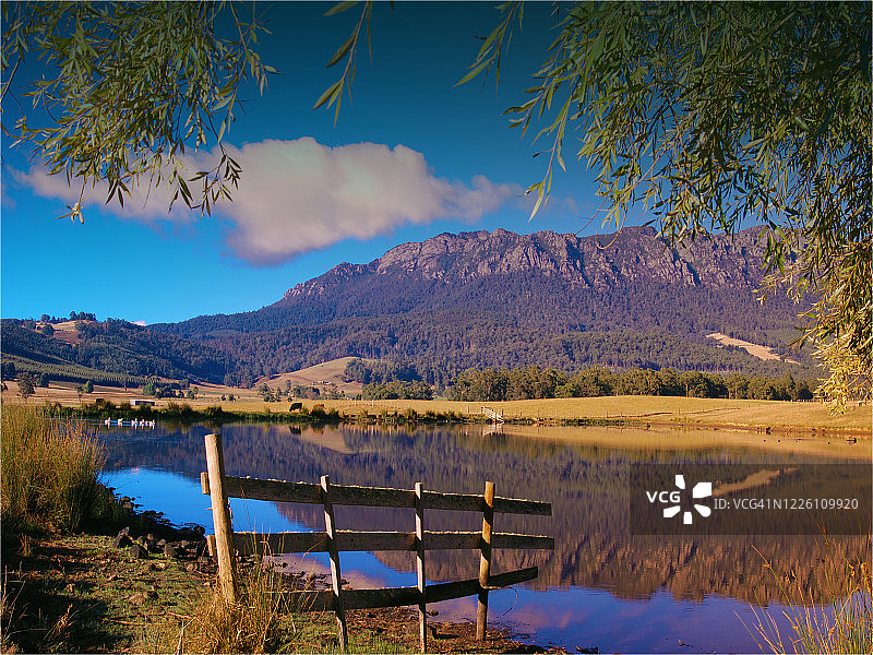澳大利亚塔斯马尼亚中部罗兰山的美丽景色图片素材