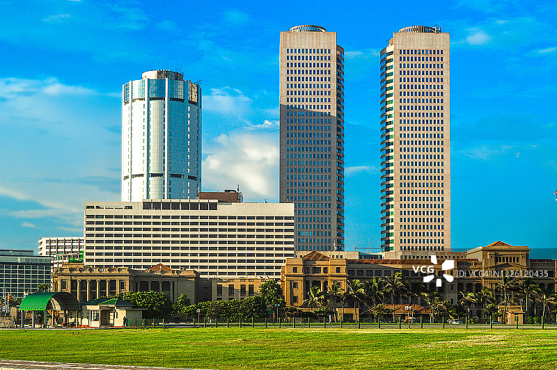 科伦坡城市景观与世界贸易中心，科伦坡图片素材